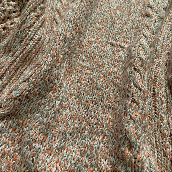 MADEWELL PINK KNIT 3/4 SLEEVE SWEATER SIZE SMALL - Picture 3 of 8